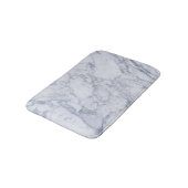 Tapis De Bain Texture de pierre de Marbre blanc (Angle)