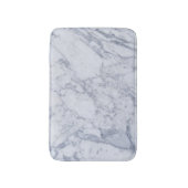 Tapis De Bain Texture de pierre de Marbre blanc (Devant (Vertical))