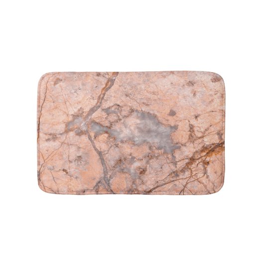 Tapis De Bain Texture de pierre de marbre cool tendance (Devant)