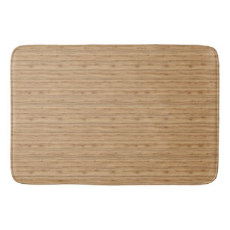 Tapis De Bain Texture de planche en chêne naturel avec des tons