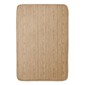 Tapis De Bain Texture de planche en chêne naturel avec des tons (devant Vertical)
