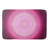 Tapis De Bain Texture de rose de vitrage d'Abctract (Devant)