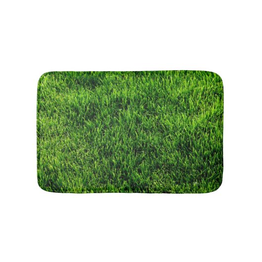 Tapis De Bain Texture d'herbe verte d'un terrain de football (Devant)