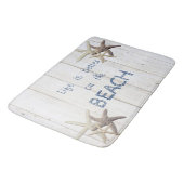 Tapis De Bain Texture en bois adorable, Épée, Plage (Angle)