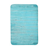 Tapis De Bain Texture en bois turquoise (Devant (Vertical))