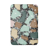 Tapis De Bain Texture en granit de marbre (Devant (Vertical))