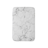 Tapis De Bain Texture en pierre blanche (Devant (Vertical))