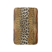 Tapis De Bain Texture fourrure : renard et léopard. (Devant (Vertical))