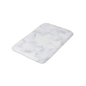 Tapis De Bain Texture Marbre blanc (Angle)