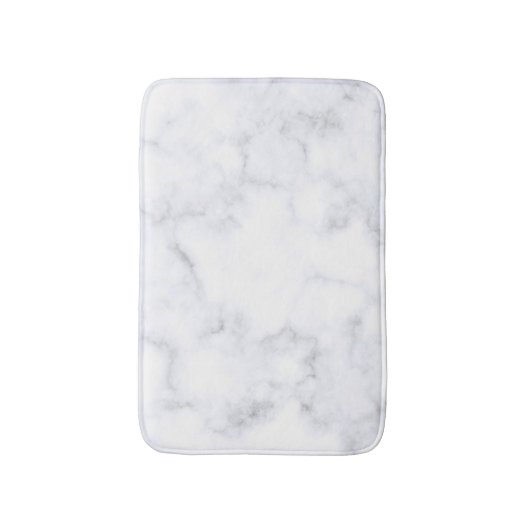 Tapis De Bain Texture Marbre blanc (Devant (Vertical))