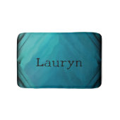 Tapis De Bain texture turquoise en verre (Devant)