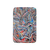 Tapis De Bain Textures brisées : Unité de verre tendue (Devant (Vertical))