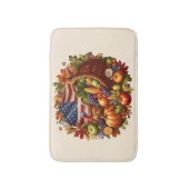 Tapis De Bain Thanksgiving/American/Turkey/Fall (Devant (Vertical))