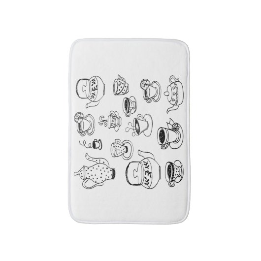 Tapis De Bain Thé (Devant (Vertical))