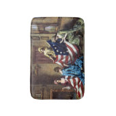 Tapis De Bain The American Flag (Devant (Vertical))