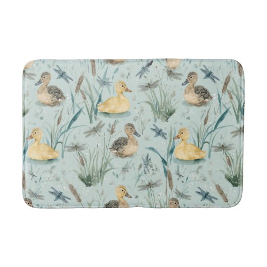 Tapis De Bain Thème Canard Bébé  (Devant)