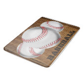 TAPIS DE BAIN THÈME DE BASE-BALL (Angle)