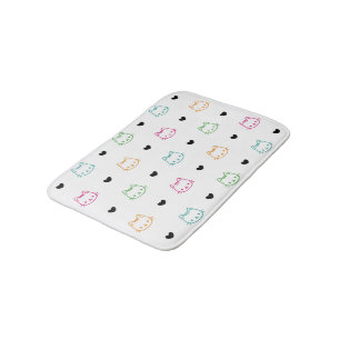 Tapis De Bain Thème de chat mignon