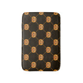 Tapis De Bain Thème de la fête d'Halloween citrouille. (Devant (Vertical))