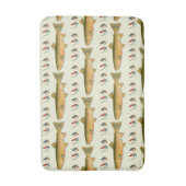 Tapis De Bain Thème de pêche à la truite (Devant (Vertical))