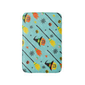Tapis De Bain Thème Halloween Witchen sans couture (Devant (Vertical))