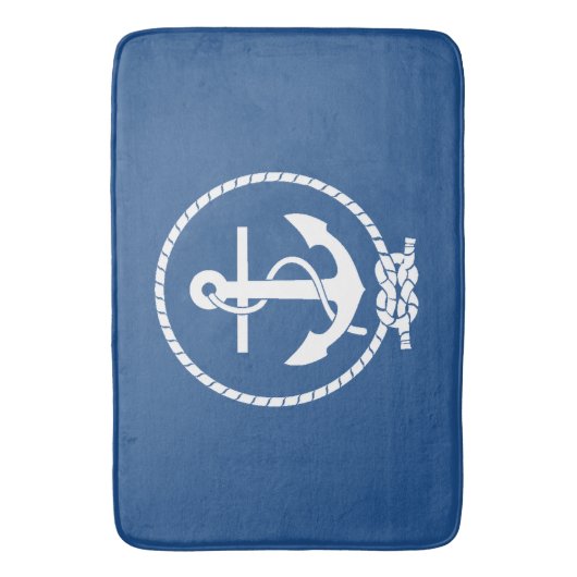 Tapis De Bain Thème nautique (devant Vertical)