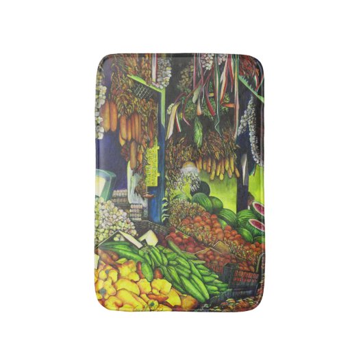 Tapis De Bain Threads communs des interactions humaines, Budapes (Devant (Vertical))