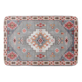 Tapis De Bain Threads intemporels : Patrimoine Boho Geometry mar (Devant)