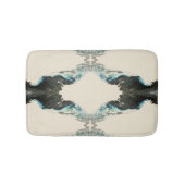 Tapis De Bain Tidal Echoes — Abstract Fluid Ink Pattern (Devant)