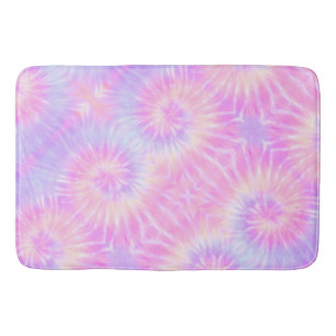 Tapis De Bain Tiedye Pastel Rainbow Spirale Hippie Tie Dye