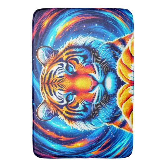 Tapis De Bain Tiger Art (devant Vertical)