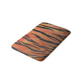 Tapis De Bain Tiger chaud orange et noir (Angle)