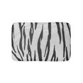 Tapis De Bain Tiger noir et blanc (Devant)