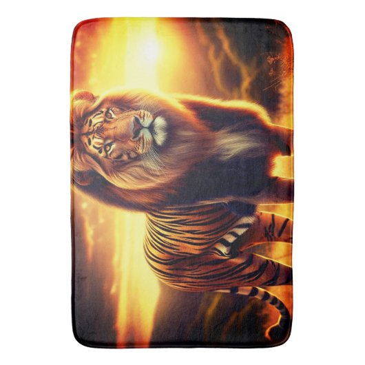 Tapis De Bain Tigre (devant Vertical)