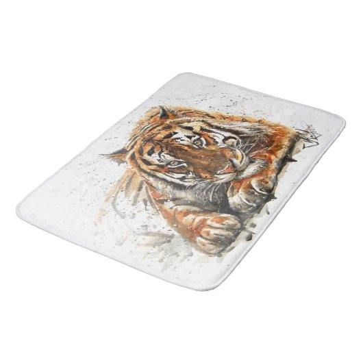 Tapis De Bain Tigre (Angle)