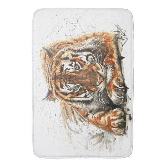 Tapis De Bain Tigre (devant Vertical)