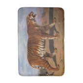 Tapis De Bain Tigre à pattes (par Rosa Bonheur) (Devant (Vertical))