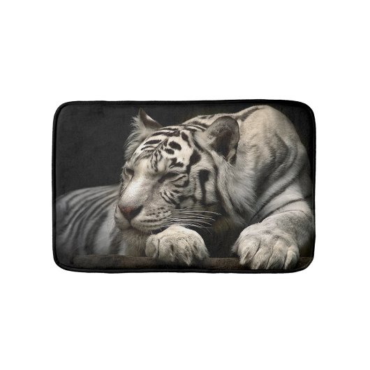 Tapis De Bain Tigre blanc