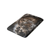 Tapis De Bain Tigre de Ranthambore : gros plan. (Angle)