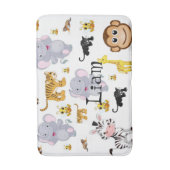 Tapis De Bain Tigre de singe éléphant Salle de bain Mat de bain (Devant (Vertical))