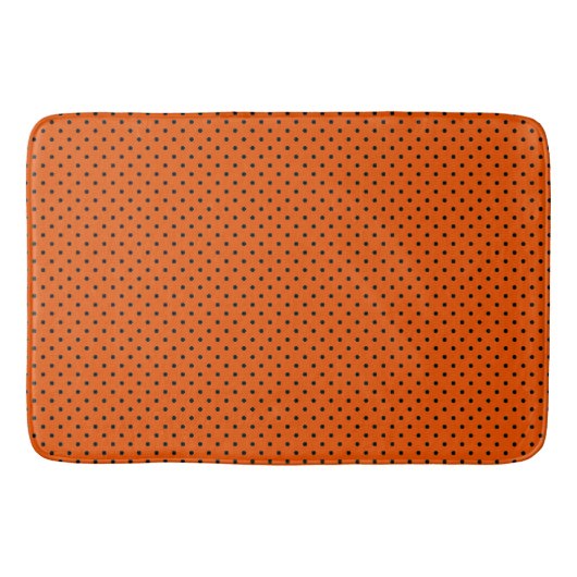Tapis De Bain Tigre Orange et Points Noirs (Devant)