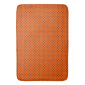 Tapis De Bain Tigre Orange et Points Noirs (devant Vertical)