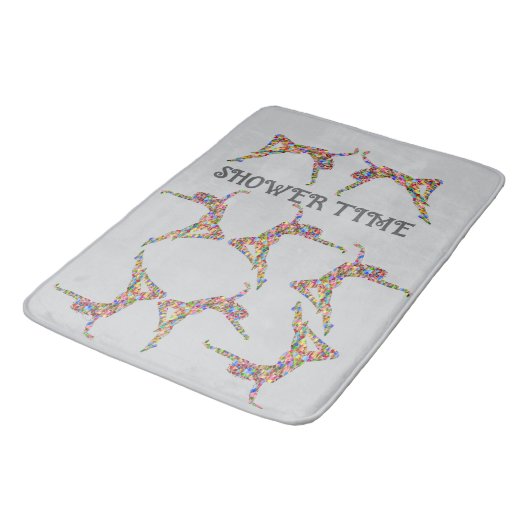 TAPIS DE BAIN TIME DE DOUCHE BAIN MAT (Angle)