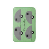 Tapis De Bain Tiny Teardrop Trailers Thunder_Cove (Devant (Vertical))