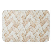 Tapis De Bain Tissages Blanc Crème (Devant)
