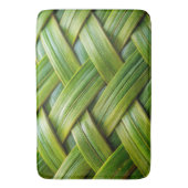 Tapis De Bain Tissu de bambou vert frais (devant Vertical)