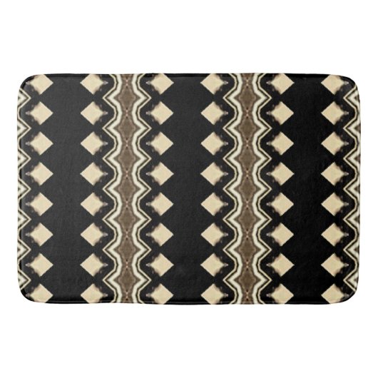 Tapis De Bain Tissu diamant foncé (Devant)