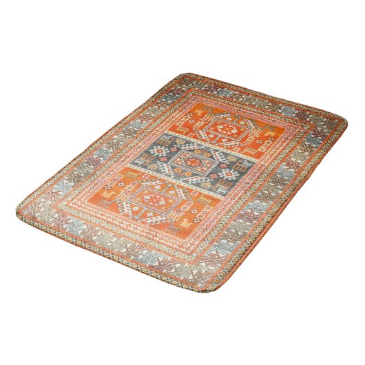 Tapis De Bain Tissu marocain éclairé (Angle)
