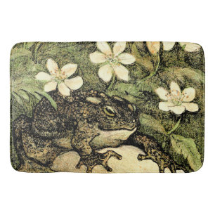 Tapis De Bain Toad et Dogwood de style Art nouveau néerlandais