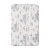 Tapis De Bain Toile de Jouy Bleue Côtière (Devant (Vertical))